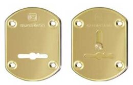 Накладки Guardian (Гардиан) сувальдные "" латунь ГЛ 21 /пара/, объемная /123:471/