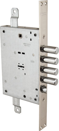Замок Mottura (Моттура) врезной сувальдный с защёлкой 52.771 (универсальный), без накл.