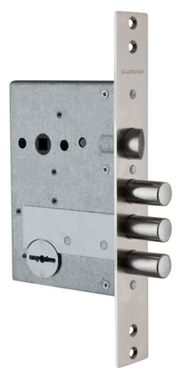 Замок Guardian (Гардиан) врезной сувальдный с защёлкой ЗВ 50.11, 4 кл. /123:125/