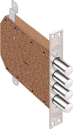 Замок Elbor (Эльбор) врезной сувальдный Сапфир 1.09.06 с тягами, 5 кл. /22442/