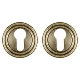 Накладка Punto (Пунто) под цилиндр ET ML ABG-6 зеленая бронза