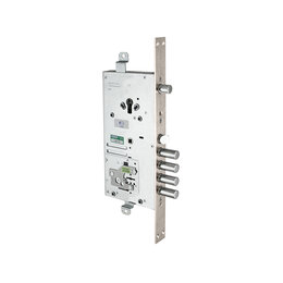 Замок Mottura (Моттура) врезной двухсистемный 54.J939M-D MyKey (правый), перекод. с торца, кл. 40 мм, без накл.