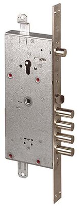 Замок Cisa (Чиза) врезной двухсистемный NEW CAMBIO FACILE 57.985.48 (тех.упак) с блок. от сув. мех-ма, кл. 44 мм