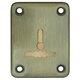 Декоративная Fuaro (Фуаро) накладка ESC081-AB-7 (БРОНЗА) на сув. замок с шторкой (1шт) (латунь)