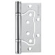 Петля Fuaro (Фуаро) универсальная без врезки IN4500W-BL CP (500-2BB/BL 100x2,5) хром БЛИСТЕР