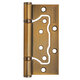 Петля Fuaro (Фуаро) универсальная без врезки IN4500W CF (500-2BB 100x2,5) кофе
