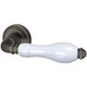 Ручка Armadillo (Армадилло) раздельная Silvia CL1/HD ABL-18/WP-109 Темная медь/бел. фарфор