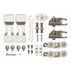 Комплект Armadillo (Армадилло) для раздвижных профильных дверей SLD.Comfort-PRO.SET1.PROF rollers/80