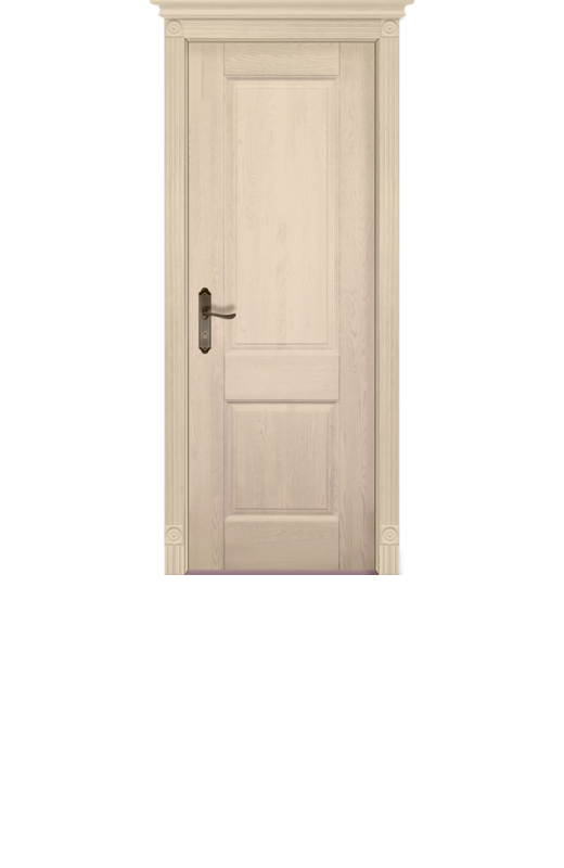 Дверь межкомнатная DSW "Классик №1", глухая (эмаль / кремовый)