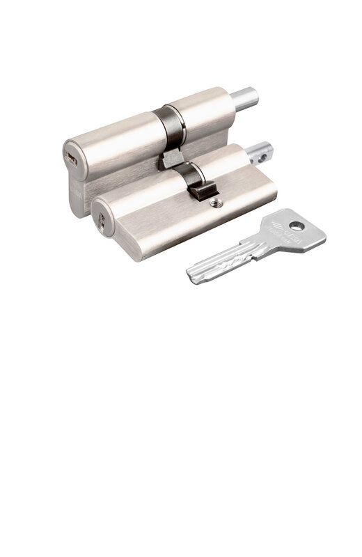 Цилиндровый механизм Cisa (Чиза) под вертушку ASIX OE302-12.12 (70 мм/35+10+25), НИКЕЛЬ