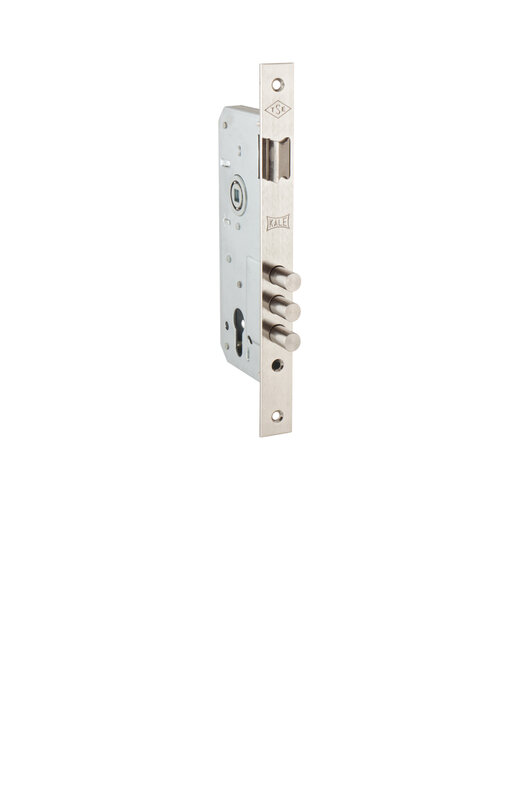 Корпус Kale kilit (Кале килит) врезного замка с защёлкой 152/3MR (45 mm) w/b (никель)