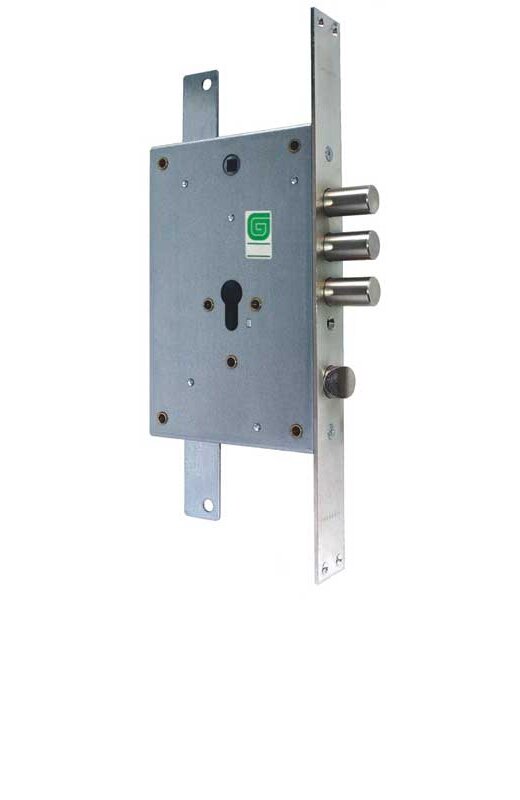 Корпус Guardian (Гардиан) врезного замка с защёлкой ЗВ 22.12 Т с тягами /123:129/