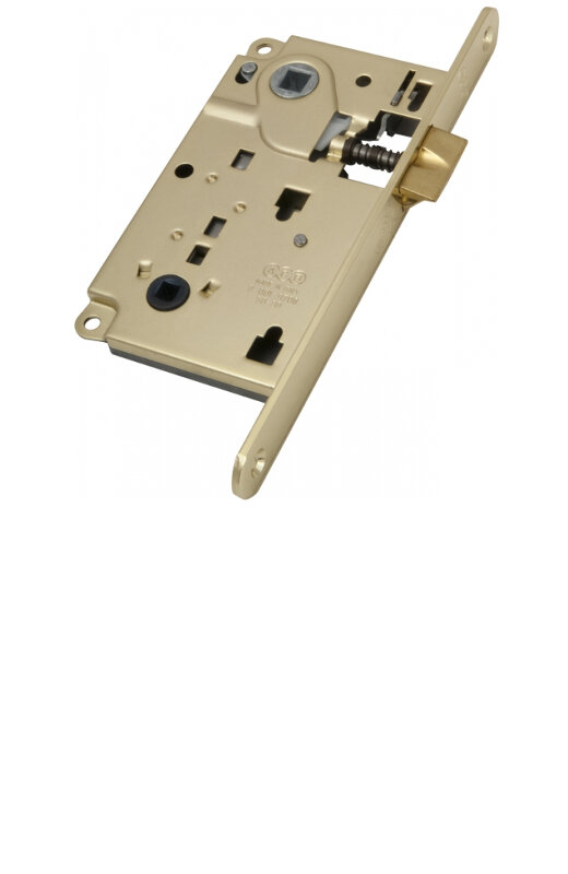 B01013.50.03 AGB (АГБ) Защелка врезная WC защёлка вверху (латунь)