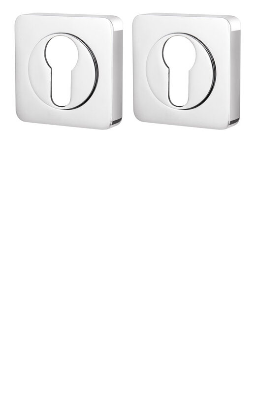 Накладка Armadillo (Армадилло) под цилиндр ET.K.SQ52 (ET/SQ) CP-8 хром