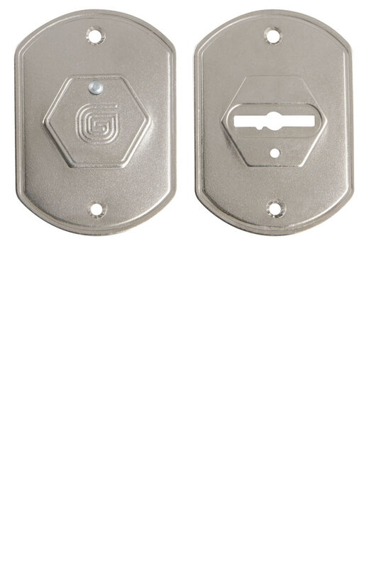 Накладки Guardian (Гардиан) сувальдные "" крашен. ГН 20 /пара/, плоская /123:473/