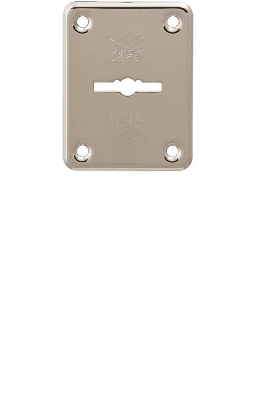 Накладка Cisa (Чиза) на сувальдный замок 06.082.00.12 (НИКЕЛЬ) (1 шт)