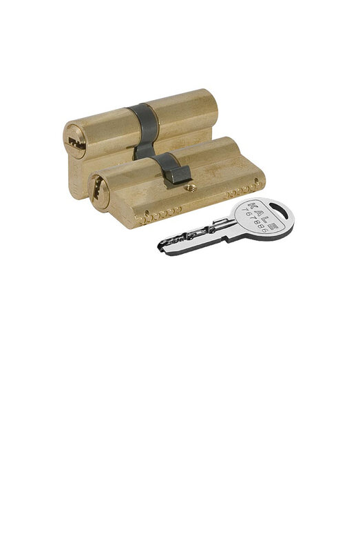 Цилиндровый Kale kilit (Кале килит) механизм 164 SN/80 (30+10+40) mm латунь 5 кл.