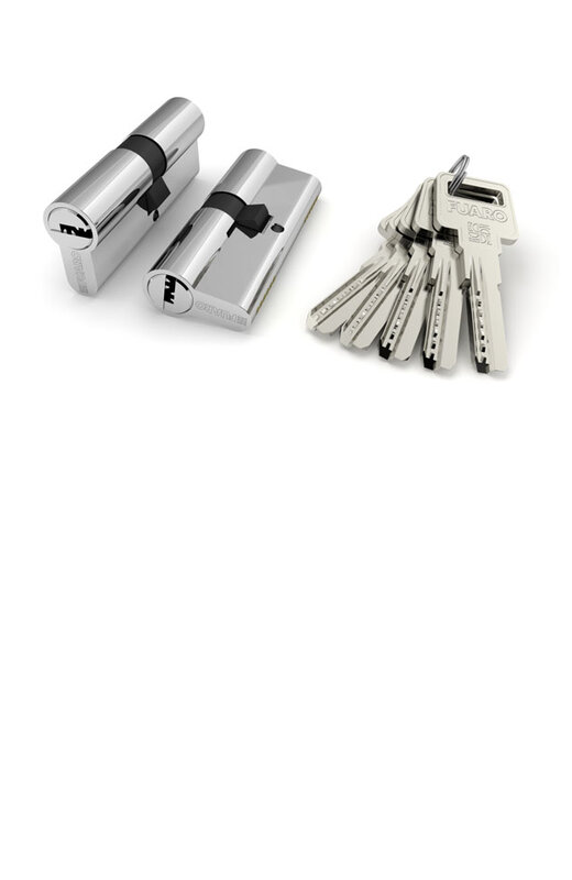 Цилиндровый Fuaro (Фуаро) механизм (R600/70) R6000Key70(30+10+30) CP хром 5Key