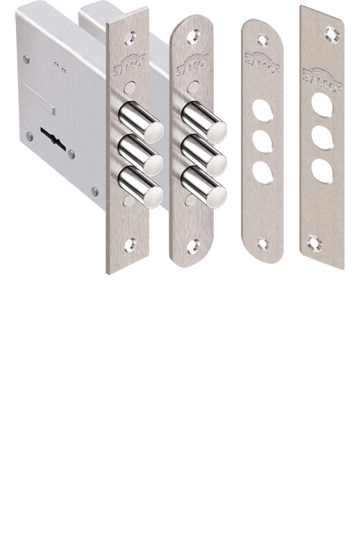 Замок Elbor (Эльбор) врезной сувальдный Кремень 1.04.04, 5 кл. /00441/