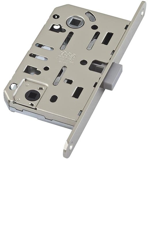 B06102.50.06 AGB (АГБ) (=B04102, B05102) Защелка врезная WC (никель) тех. упак. без отв. пл. MEDIANA POLARIS