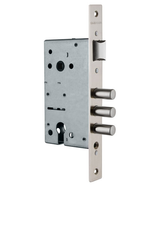 Корпус Guardian (Гардиан) врезного замка с защёлкой ЗВ 12.11 /123:34/