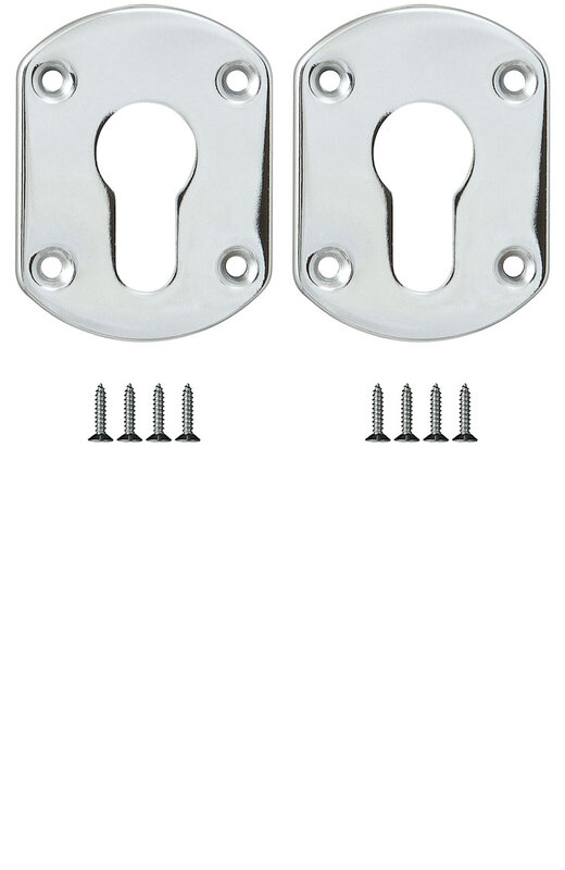 Накладка Fuaro (Фуаро) на цилиндр ESC.C+C/OV.set (ESC031) CP хром (2шт.)
