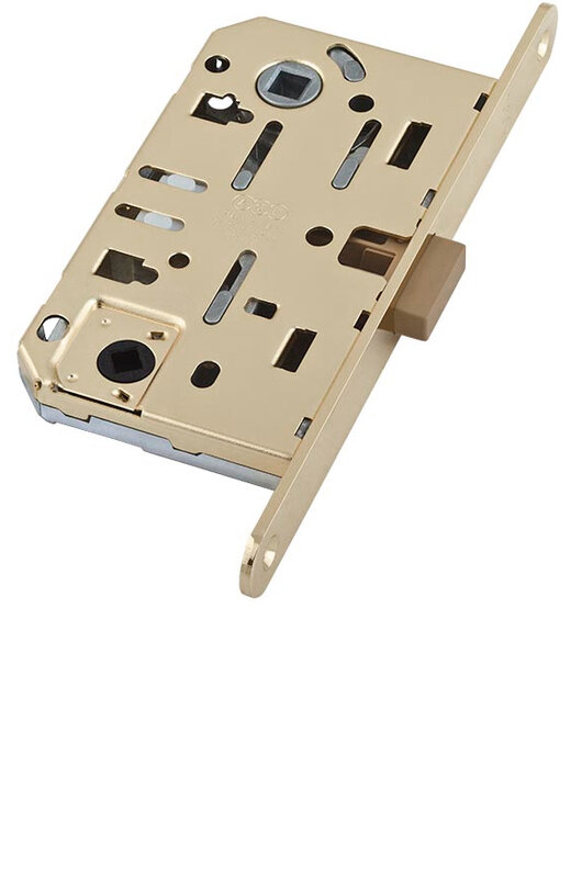 B06102.50.23 AGB (АГБ) (=B04102) Защелка врезная WC (мат. лат.) тех. уп. без отв. пл. MEDIANA POLARIS