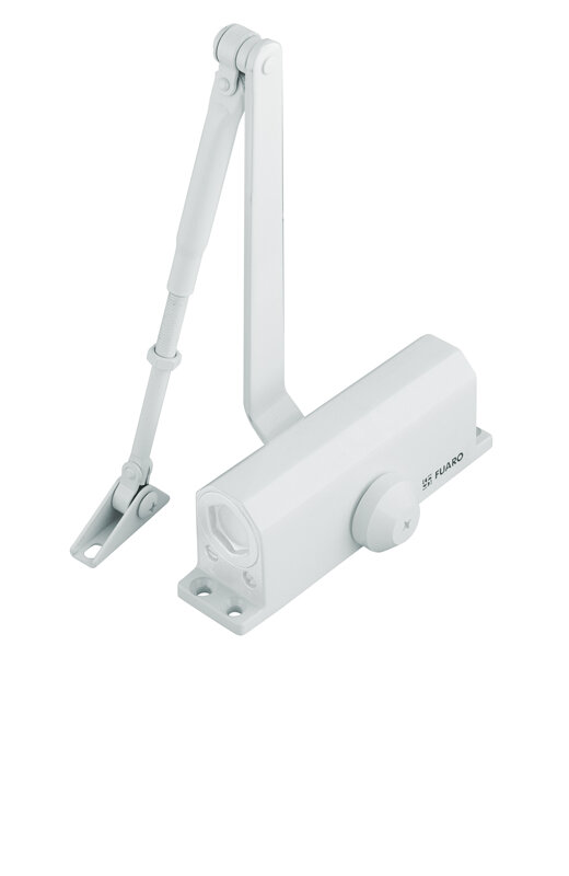 Доводчик Fuaro (Фуаро) дверной DC20-2 (DC-202) WH до 45 кг (белый)