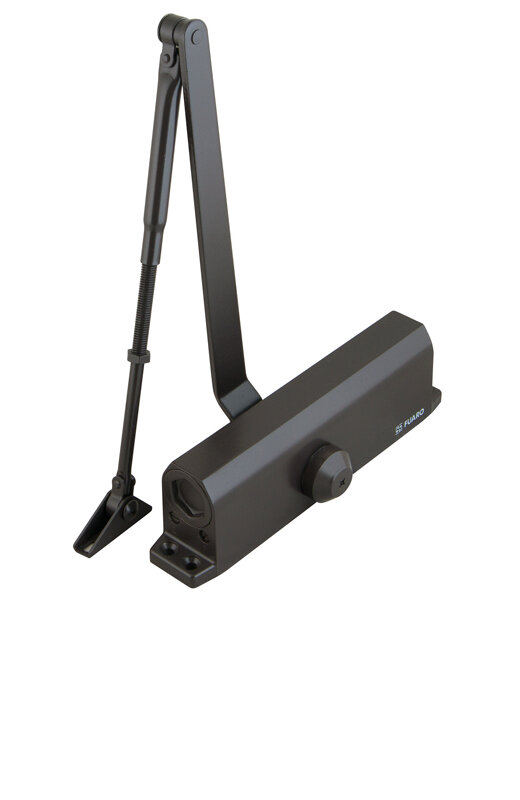Доводчик Fuaro (Фуаро) дверной DC20-6W (DC-206W) BR до 160 кг (коричневый)