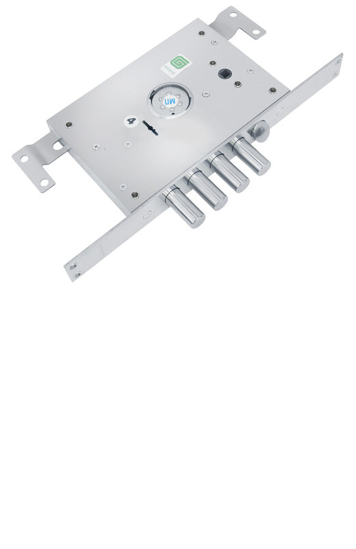 Замок Guardian (Гардиан) врезной сув. с защёлк ЗВ 21.14 Т (прав) со смен.мех-ом, (без накл), дл. кл. 54мм, 5+1/123:451/