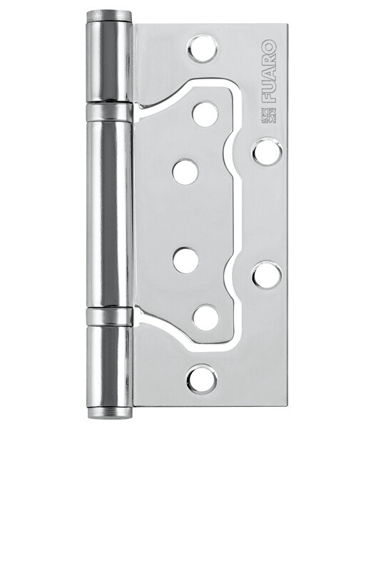 Петля Fuaro (Фуаро) универсальная без врезки IN4500W-BL CP (500-2BB/BL 100x2,5) хром БЛИСТЕР
