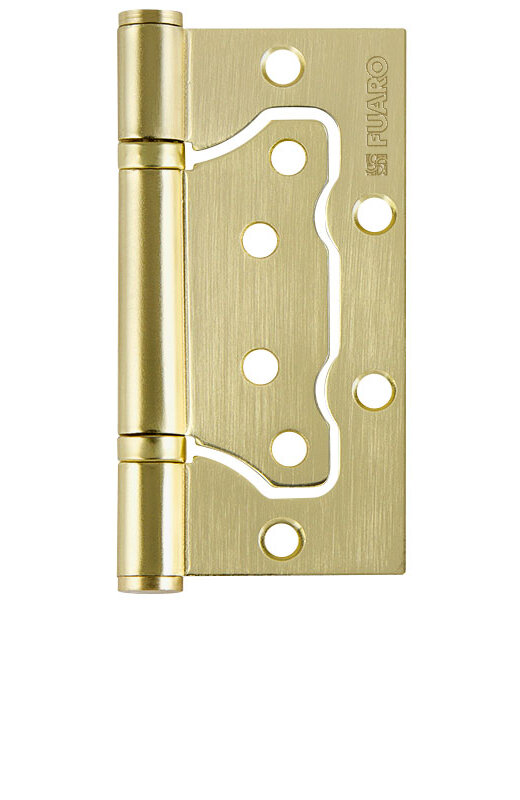Петля Fuaro (Фуаро) универсальная без врезки IN4500W-BL SB (500-2BB/BL 100x2,5) мат. золото БЛИСТЕР
