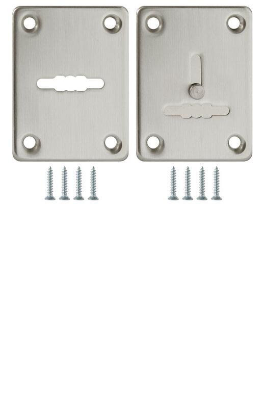 Накладка Fuaro (Фуаро) на сувальдный замок ESC.S-lift+S/K.set (ESC081/082) мат.никель (2шт.)