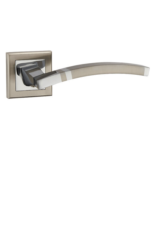 Ручка Punto (Пунто) раздельная K.QL52.NAVY (NAVY QL) SN/CP-3 матовый никель/хром