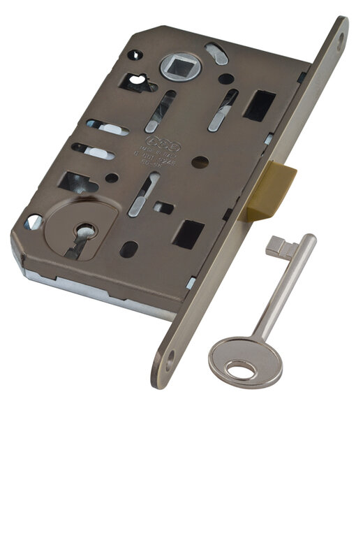 B01101.50.12 AGB (АГБ) Корпус врезного замка под кл. (ант. бронза) MEDIANA EVOLUTION