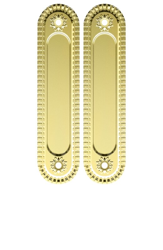 Ручка Armadillo (Армадилло) для раздвижных дверей SH.CL152.010 (SH010/CL) GOLD-24 золото 24К