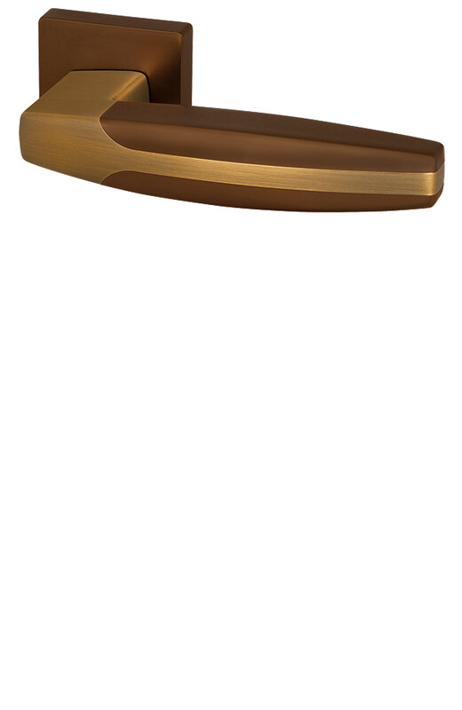 Ручка Armadillo (Армадилло) раздельная K.USQ52.ARC (ARC USQ2) BB/SBB-17 кор.бронза/мат.кор.бронза