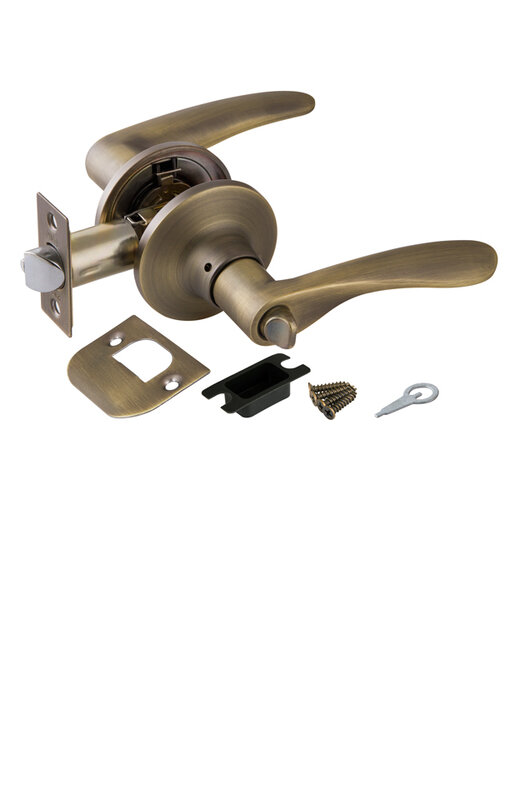 Ручка Punto (Пунто) защелка DK620 MAB-BK (6020 MAB-B) (фик.) мат. бронза