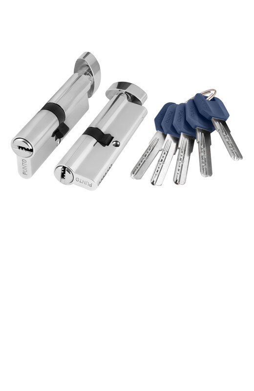 Цилиндровый Punto (Пунто) механизм (Z402/90) Z4002Knob90(35+10+45) с вертушкой CP хром
