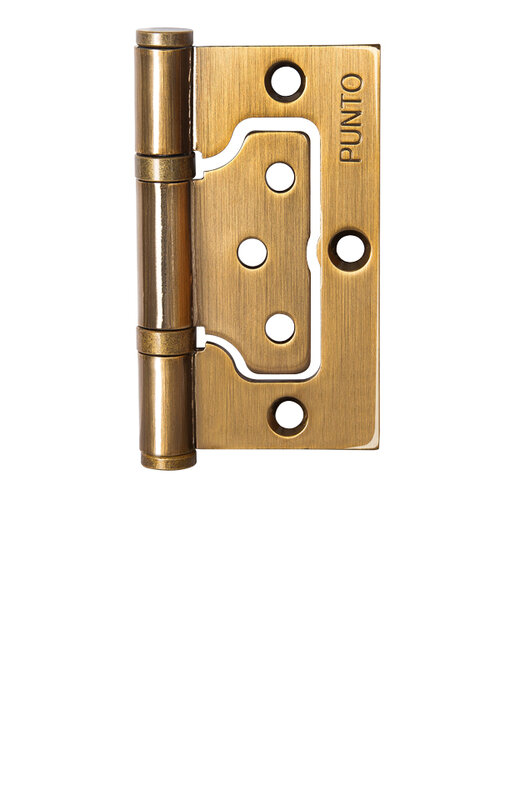 Петля Punto (Пунто) универсальная без врезки IN3200W CFB (200-2B 75x2,5) кофе глянец
