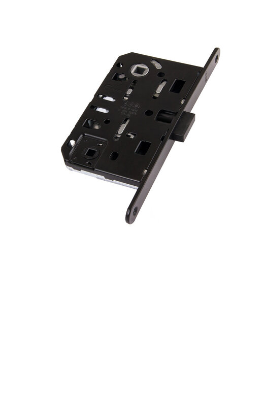 B06102.50.93.567 AGB (АГБ) Защелка врезная WC (черный) с отв. пл. B02402.05.93 MEDIANA POLARIS