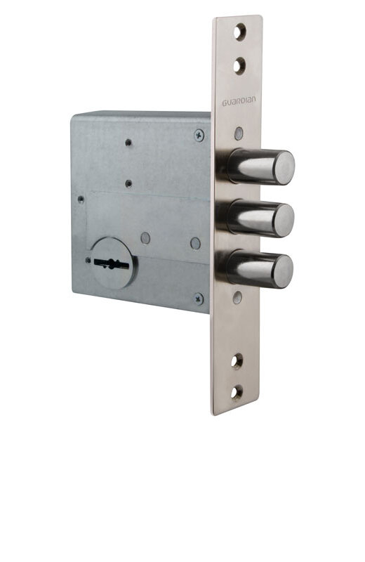 Замок Guardian (Гардиан) врезной сувальдный ЗВ 50.01, 4 кл. (длинный кл. 59 мм) /123:003/