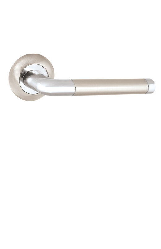 Ручка Punto (Пунто) раздельная R.TL54.REX (REX TL) 140mm SN/CP-3 матовый никель/хром