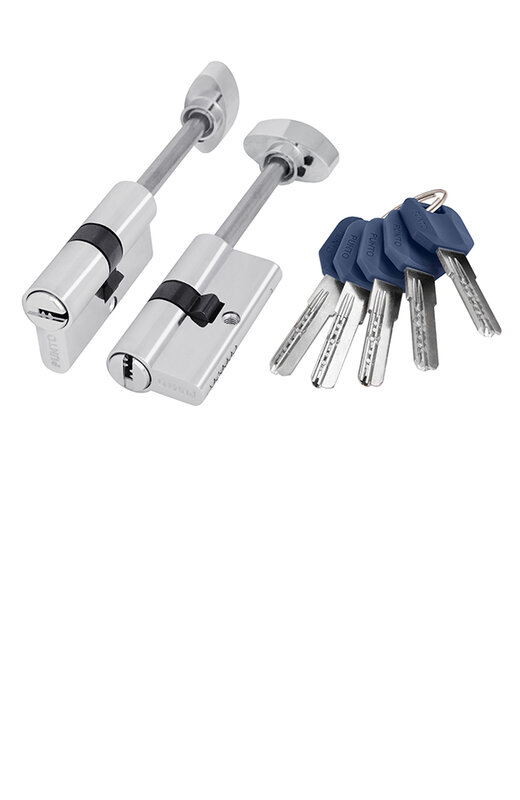 Цилиндровый Punto (Пунто) механизм (Z407/80) Z4007Tang80(45+10+25) со штоком CP хром