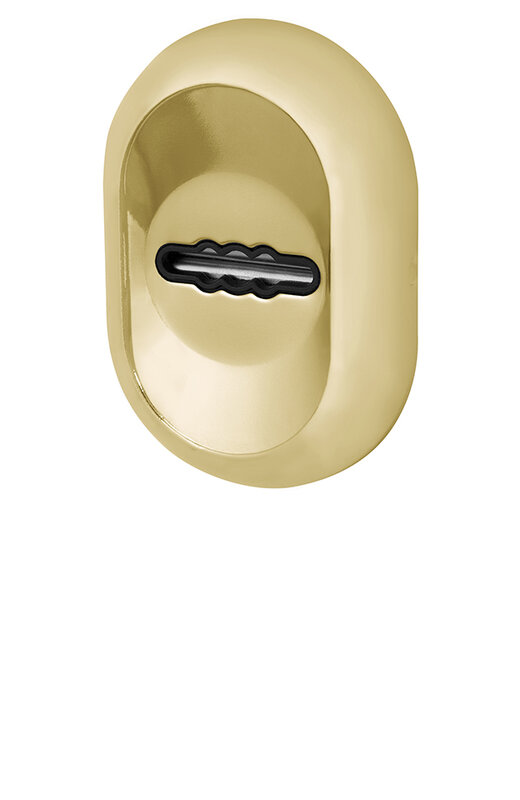 Накладка Fuaro (Фуаро) под сувальдный ключ ESC-13S с автоматическими шторками GP-золото (2шт. в уп.,отгр. по 1 шт)