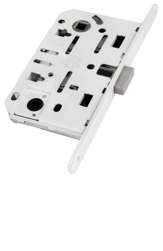 B06102.50.FM AGB (АГБ) (=B04102, B05102) Защелка врезная WC (белый) тех. уп. без отв. пл. MEDIANA POLARIS