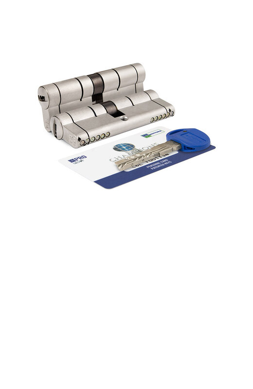 Цилиндровый Mottura (Моттура) механизм CP4D464601 (92 мм/41+10+41) МАТ.НИКЕЛЬ