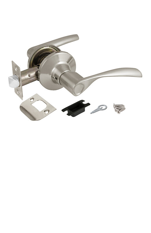 Ручка Ajax (Аякс) защелка DK610 SN-PS (6010 SN-P) (без фик.) мат. никель