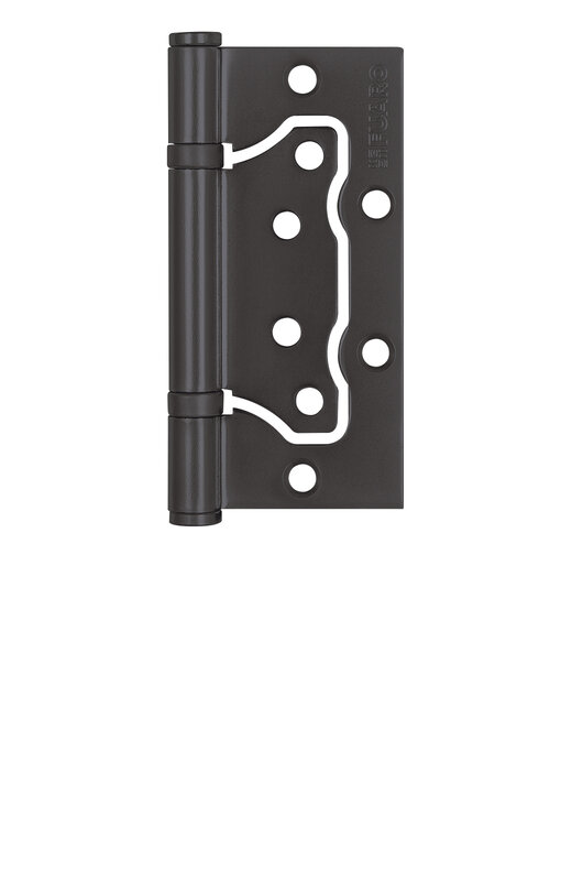 Петля Fuaro (Фуаро) универсальная без врезки IN4500W-BL GR (500-2BB/BL 100x2,5) графит БЛИСТЕР