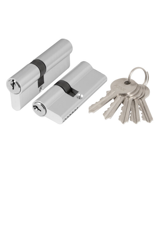 Цилиндровый Ajax (Аякс) механизм (AX100/70) AX1000Key70 (30+10+30) CP хром